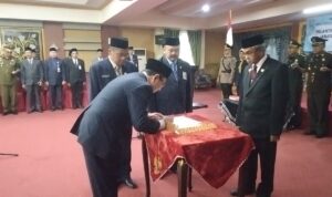 Pelantikan Sekda Banjar Mokhammad Hilman