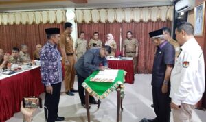 Penandatanganan NPHD Pilkada Kabupaten Banjar