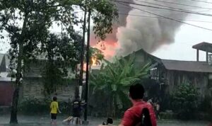 Kebakaran terjadi di Pasar Batuah Banjarmasin