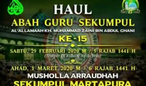 Jadwal Pelaksanaan Haul ke-15 Guru Sekumpul