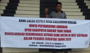 Aksi Demo Di DPRD Banjar