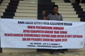 Aksi Demo Di DPRD Banjar