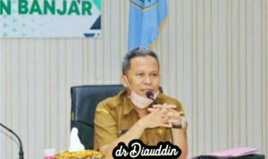 dr Diauddin, Kepala Dinas Kesehatan Kabupaten Banjar