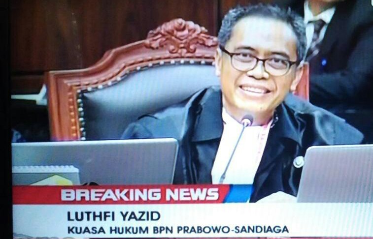 Kuasa Hukum H2D, Luthfi Yazid 