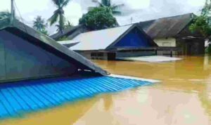 Banjir di Kabupaten Banjar Makin Meluas .