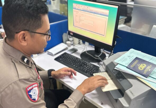 Ditlantas Polda Kalsel Terapkan BPKB Elektronik