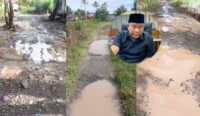 Jalan Rusak Puluhan Tahun, Anggota Komisi III DPRD Banjar M Saidi Soroti Penggunaan Dana Desa Pemurus Aluh Aluh