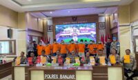 Polres Banjar Bongkar 8 Kasus Narkoba dalam Dua Pekan