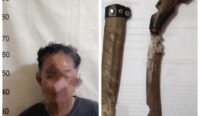 Dinihari! Pria Bawa Belati di Jalan Pramuka Diamankan Polisi Saat Patroli