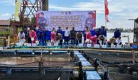 Dukung Asta Cita Presiden , Polda Kalsel Tebar 170 Ribu Benih Ikan Nila di Sungai Barito
