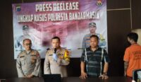 Grebek Rumah Buruh di Belitung Darat, Polsek Banjarmasin Barat Sita Puluhan Gram Narkotika