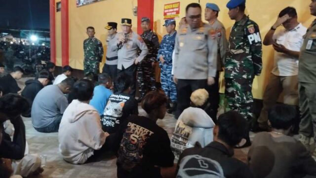 Kapolda Kalsel Pimpin Razia Besar di Banjarmasin, Puluhan Remaja Mabuk Diamankan