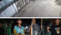 Viral ! Aksi Tawuran Remaja di Banjarmasin Terekam CCTV, 4 Orang Diamankan Polisi