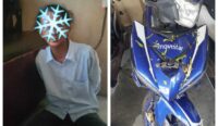 Belum 24 Jam, Polisi Ringkus Pencuri Motor di Pekapuran Raya