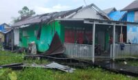 Hujan Deras Disertai Angin Kencang Rusak Rumah di Tiga Kecamatan Banjarmasin